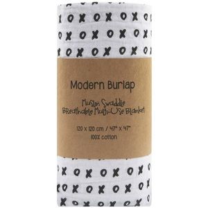 Modern Burlap Organic Cotton Muslin Swaddle